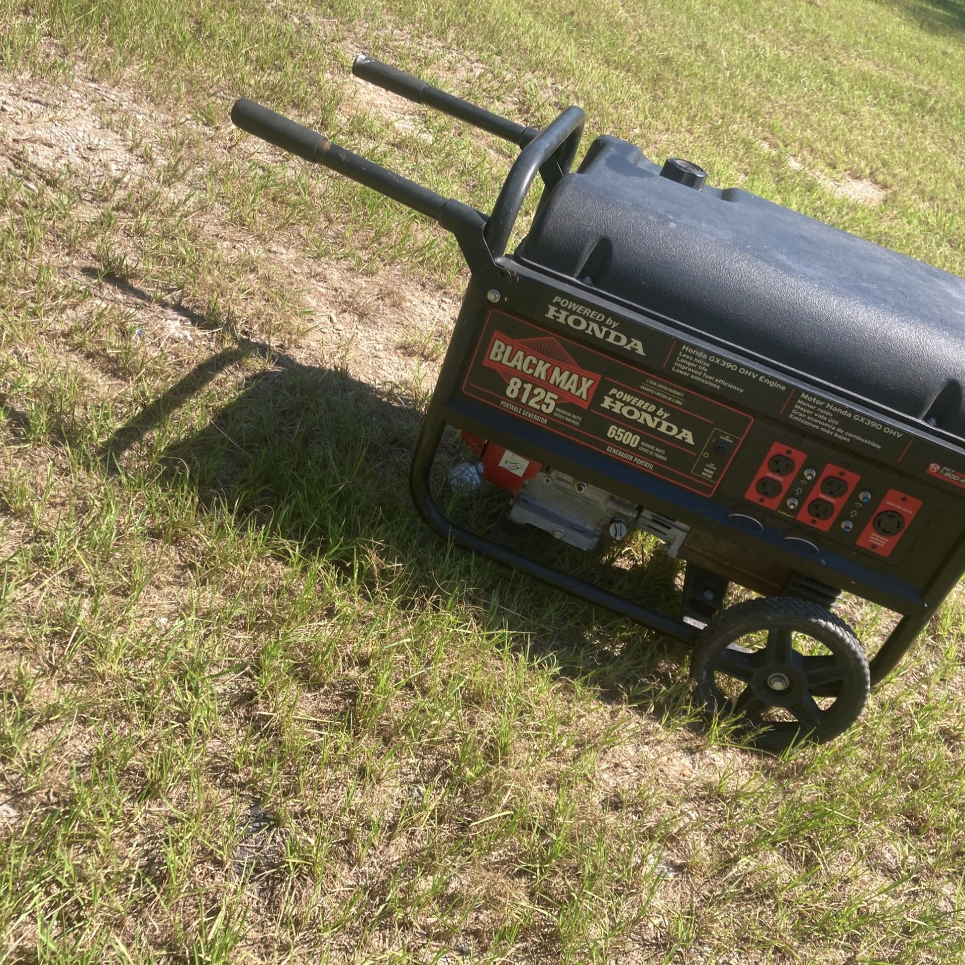 Honda Black Max 8125 Generator