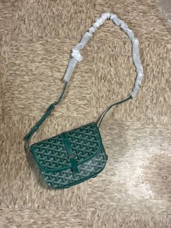 Goyard green side bag
