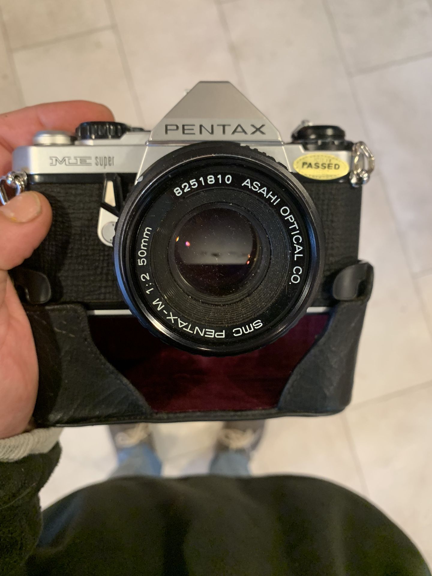 Pentax Film Camera And Lens