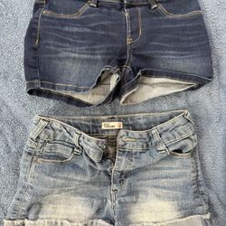 Denim Shorts Size 12 Youth