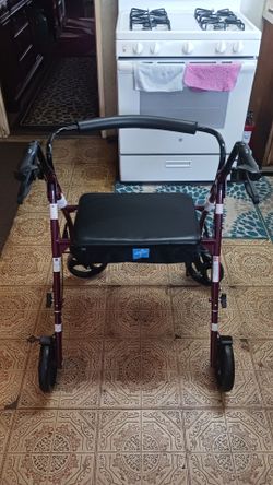 Medline Rollator Walker with storage under seat