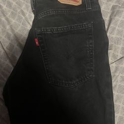 Black Baggy Levi’s 