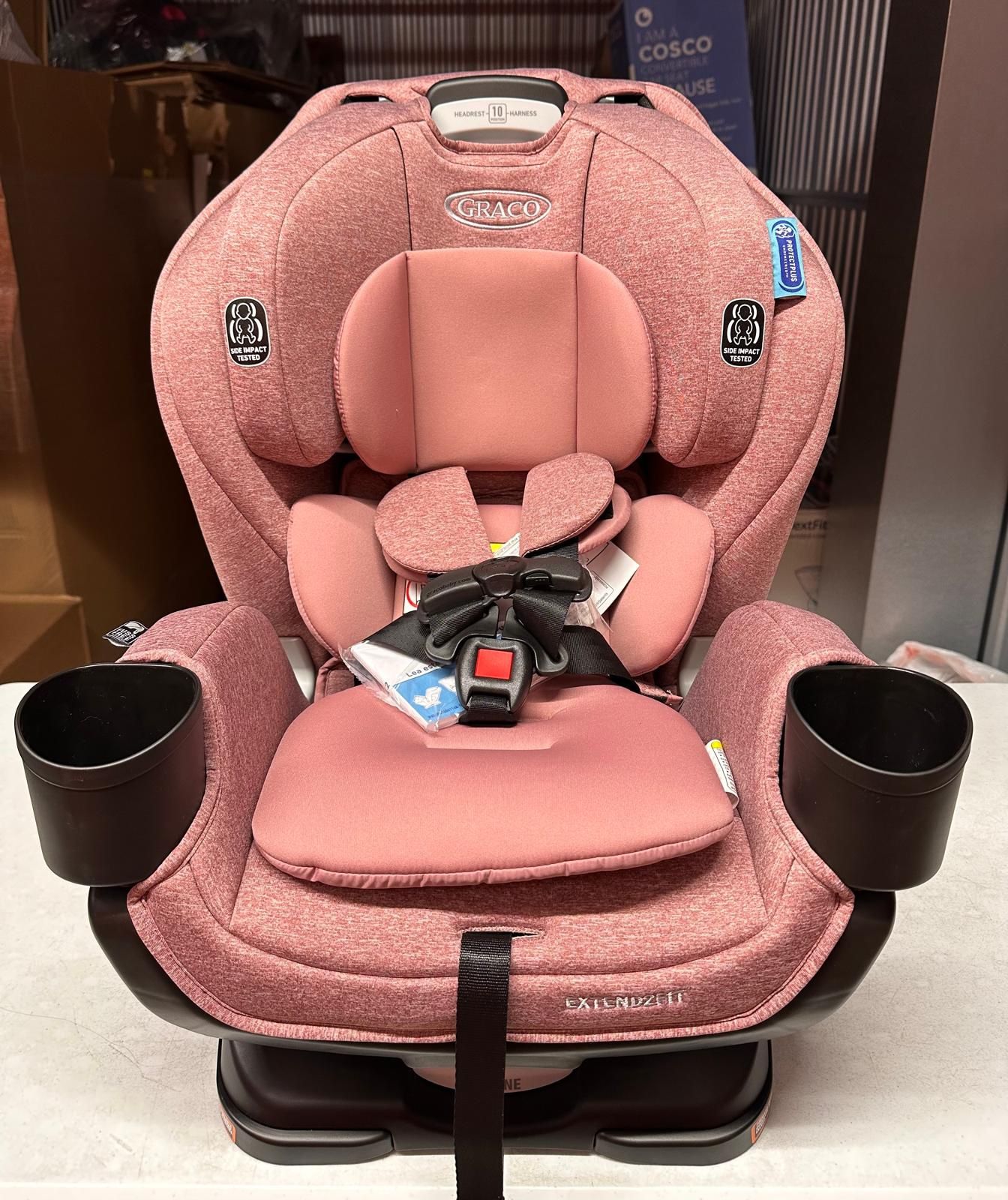 Graco Extend2Fit 3-in-1 Convertible Car Seat, Rear & Forward Facing, Talia