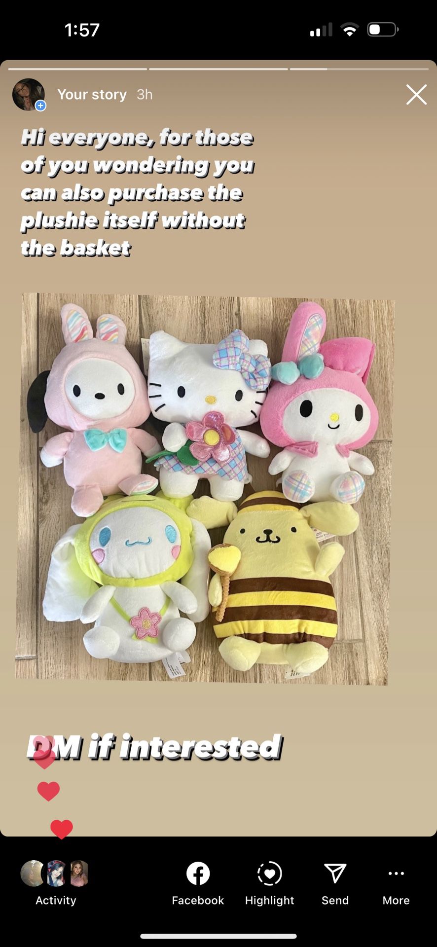 Hello Kitty And Friends Plushies 