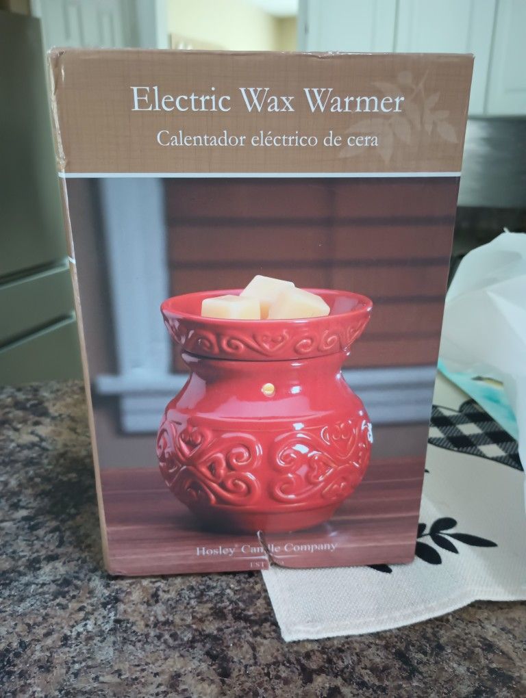 NEW HOSLEY CANDLE CO WAX WARMER