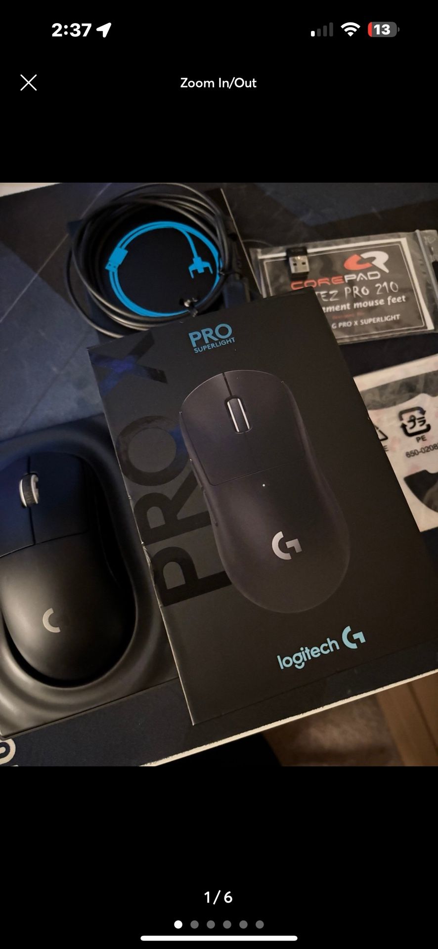 Logitech G Pro Superlight Wireless Gaming Mouse