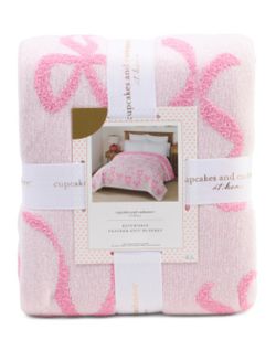 CUPCAKES & CASHMERE BOW BLANKET