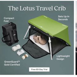 Guava Lotus Adventure and Travel Crib Set 