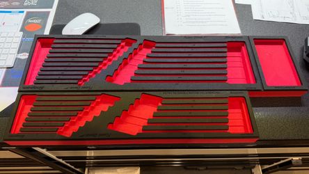 Snap on metric wrench foam organizer