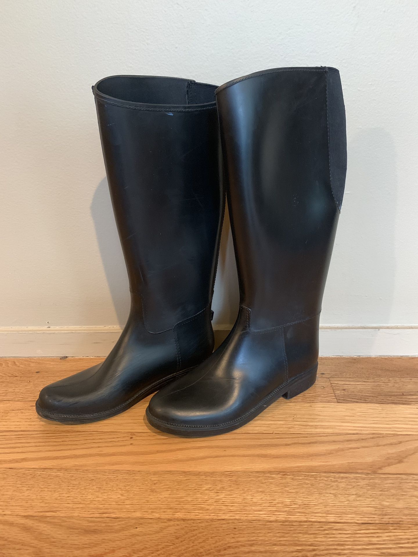 Girls Rubber Riding Boots - US Size 3, Euro 34