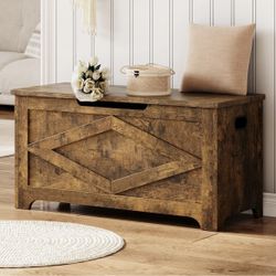 Wood Storage Chest