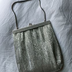 Vintage Mini Silver Purse 