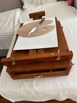 Creative Mark Safari Deluxe French Easel Walnut Stain