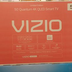 50" Screen QLED SMART 4K By Vizio.  Brand New SEALED 