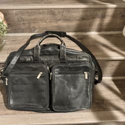 Large Real Leather Business Bag
