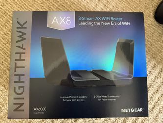 Netgear Nighthawk RAX80 Dual-Band AX WiFi Router