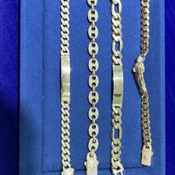 14K MEN BRACELETS 