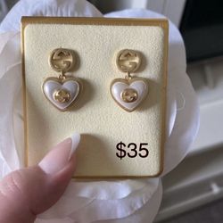 Gucci Heart Earrings ONLY $35!!