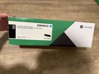 Lexmark 20N10C0 Cyan Toner Cartridge – New & Sealed (Genuine OEM)