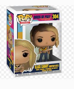 Funko Pop heroes birds of prey Black Canary Vinyl Figure  304