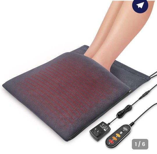 Comfier 2-in-1 Foot Warmer and Heating Pad. New$25 Pick Up 