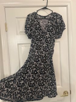 Black and white dress
