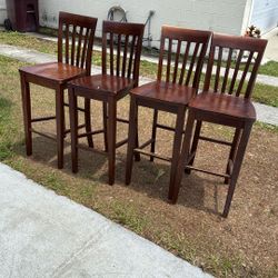 Modern Wooden Bar Stools