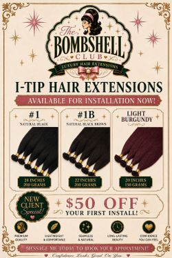 I-Tip/ Tape In / Tinsel Extensions