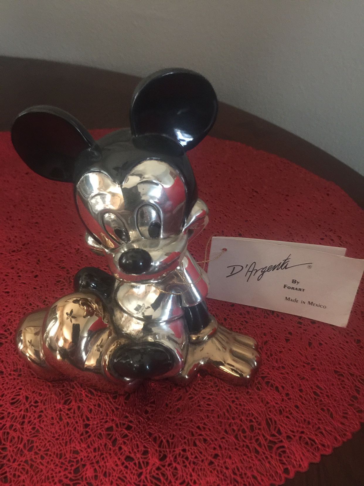 Collectible Mickey Mouse Silver & Gold Plated