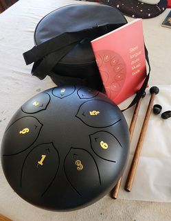 8-inch 8 Note Steel Tongue Drum Kit