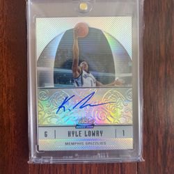 Kyle Lowry Topps Finest Rookie Refractor Auto! 