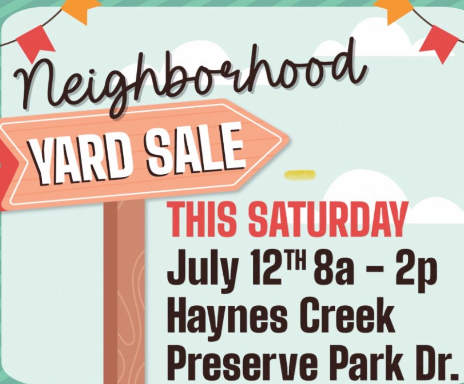 Neighborhood Yard Sale