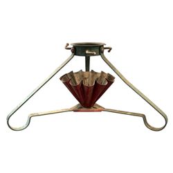 Vintage SB Manufacturing Co Milwaukee Metal Christmas Tree Stand Holder