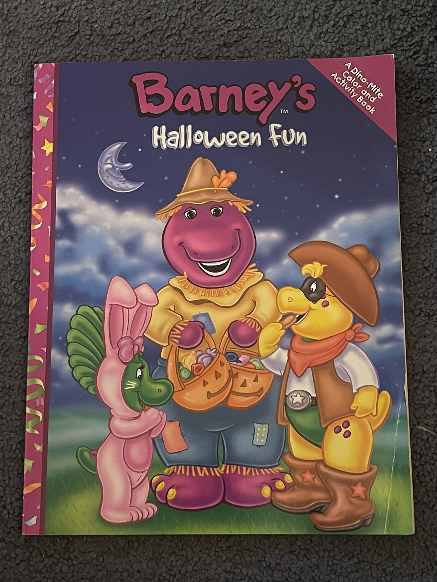 Barney’s Halloween Fun Coloring Book