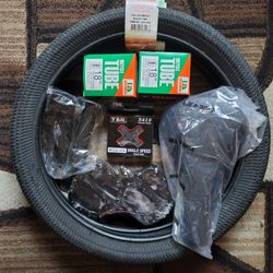 NEW Bicycle Bmx Parts Bundle 18" Black