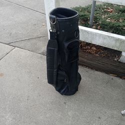 Knight Black Golf Bag /Adjustable Carry Strap 