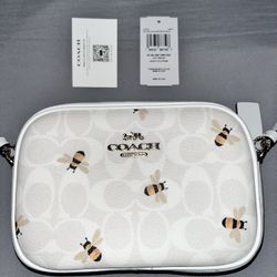 Coach Bee Print - Mini Jamie Camera Bag And Wristlet