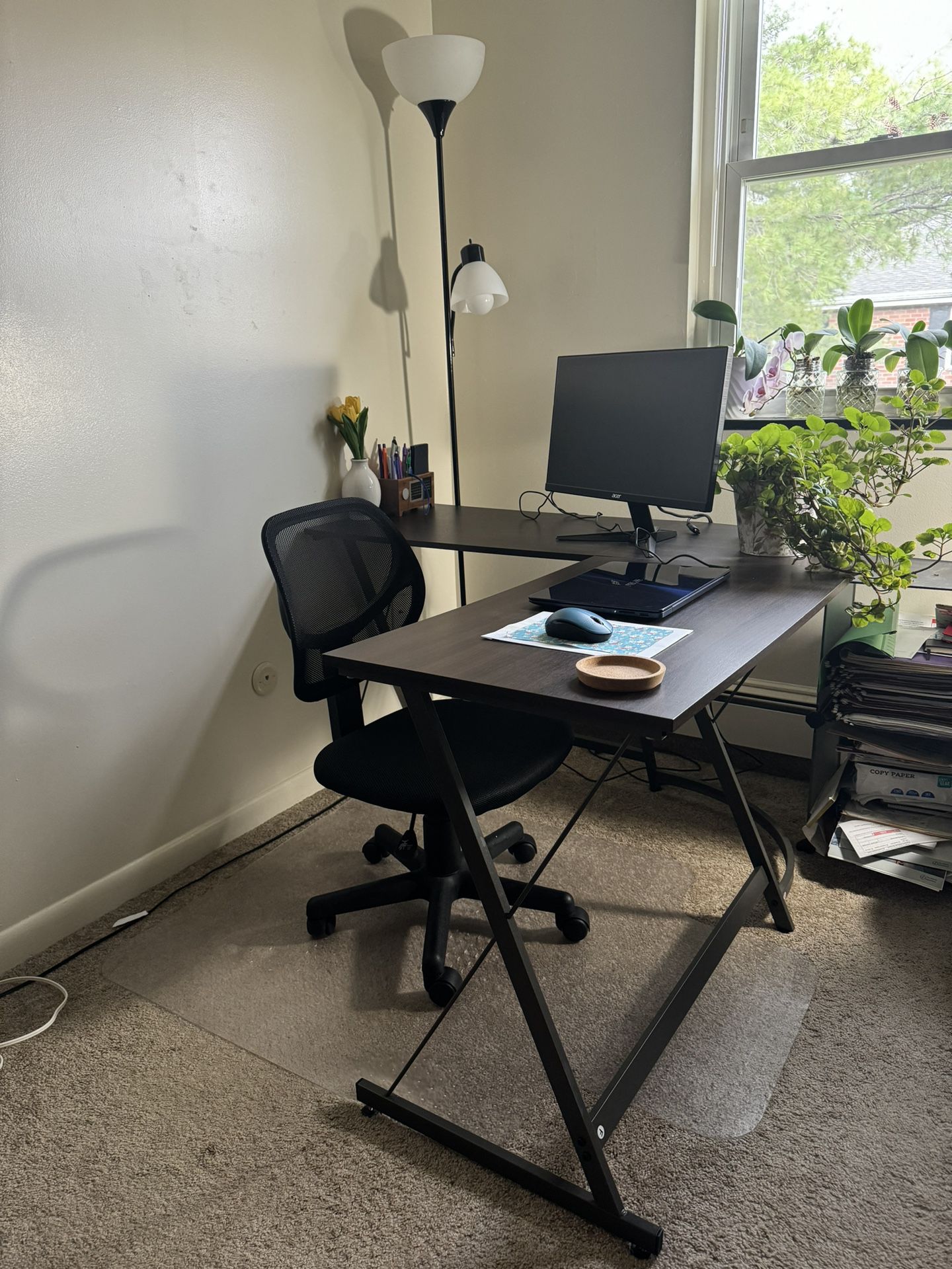 Office Desk and Office Desk Chair
