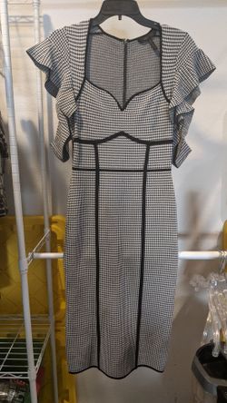 BCBG Black & White dress