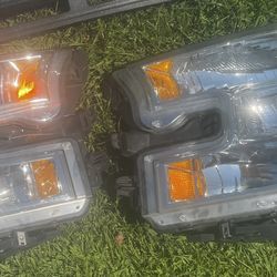 Ford F-150 headlights for the 2015-2017 model years.