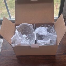 Crystal Oval Footed Dish