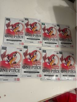 8x Round1 One Piece TCG  packs