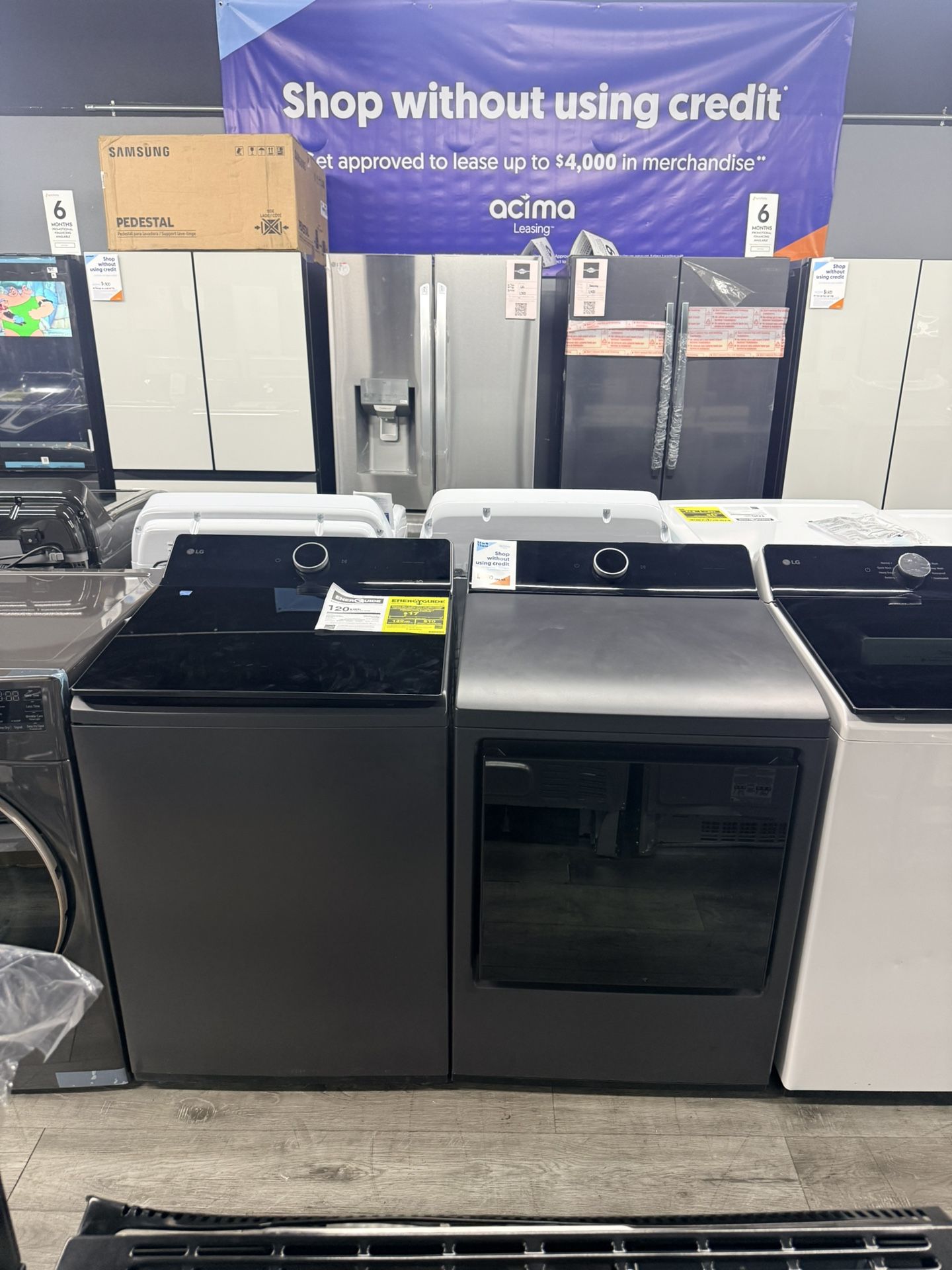 LG 5.5 Cubic Ft. Top Load Washer And Gas Dryer Laundry Pair😍 Newest Model😍