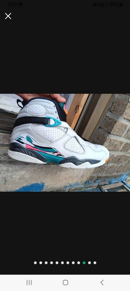 Jordan 8s Sz 11 Used Box Original 100 Firm