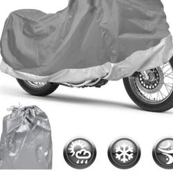 WATERPROOF MOTORCYCLE COVERS NEW IN BOX $20/CUBRE MOTO CONTRA AGUA TODAS MEDIDAS 