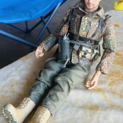 Military Soldier Action Figure W Gear