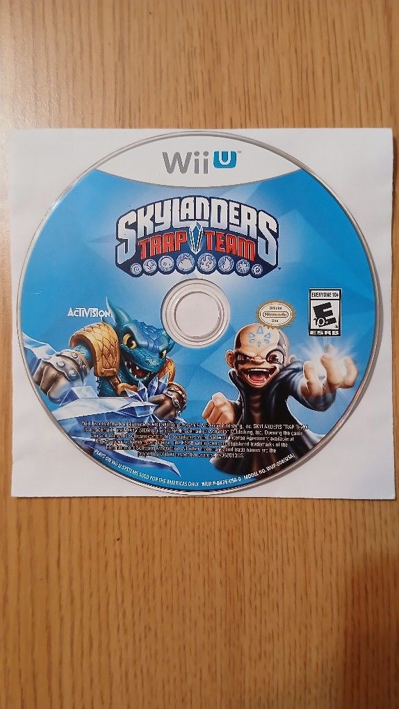 Skylanders Trap Team WiI U Nintendo Game
