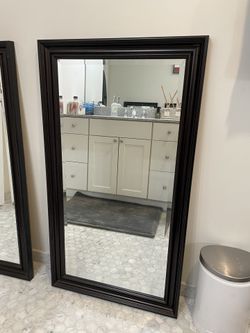 Espresso Frame Mirror