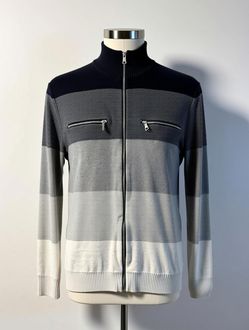 Men's I.N.C. International Concepts Cotton Zip-Up Sweater, L