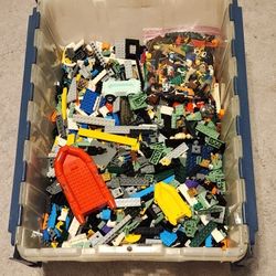 14 Lbs. Lego Brand Pieces + Minifig Parts